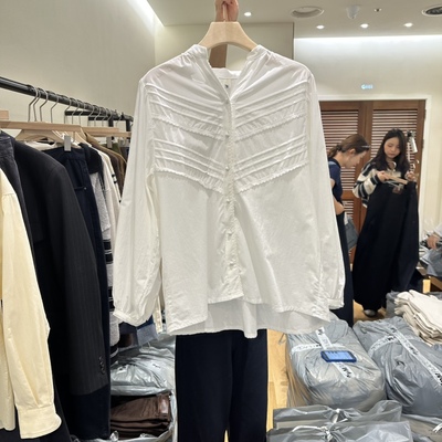 GILLI韩国代购㊣女装新品真品推荐热卖人气时尚25秋冬休闲衬衫