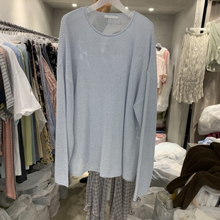 热卖 ㊣女士新品 时尚 休闲人气推荐 LOG 26春夏针织衫 ROAD韩国代购