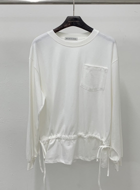 BEFORE SUNRISE韩国代购㊣女装新品真品25秋冬长袖T恤口袋