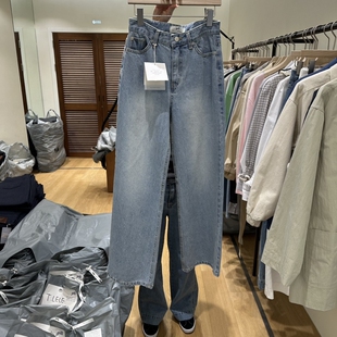 GILLI东大门㊣直邮女士新品时尚休闲人气25秋冬热卖真品牛仔裤
