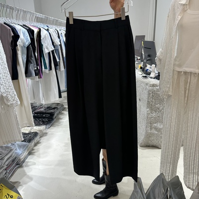 NEROLI 36㊣韩国直邮实拍女装新款26春夏休闲推荐休闲裤褶裥