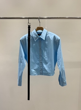 STAGE东大门㊣直邮女装新品时尚休闲25秋冬热卖推荐衬衫含腰带