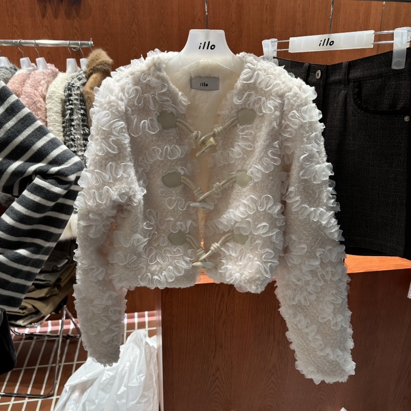 ILLO东大门㊣实拍女装新品25秋冬时尚推荐热卖人气休闲夹克