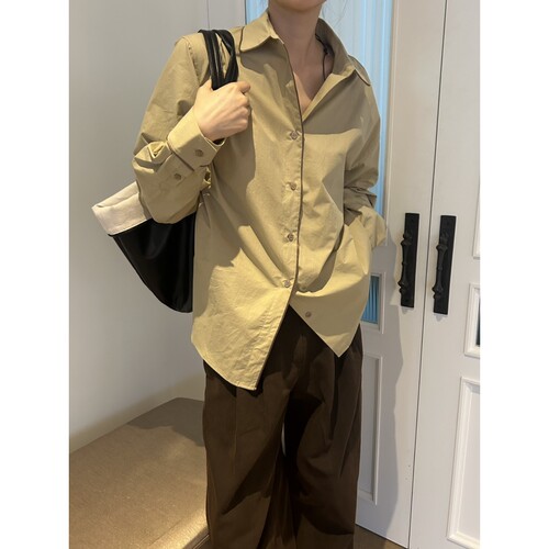 ME MO㊣东大门实拍女士26秋季新款休闲时尚热卖真品推荐衬衫
