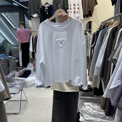 REPLAY东大门㊣实拍女士新品休闲时尚推荐人气热卖25秋冬长袖T恤