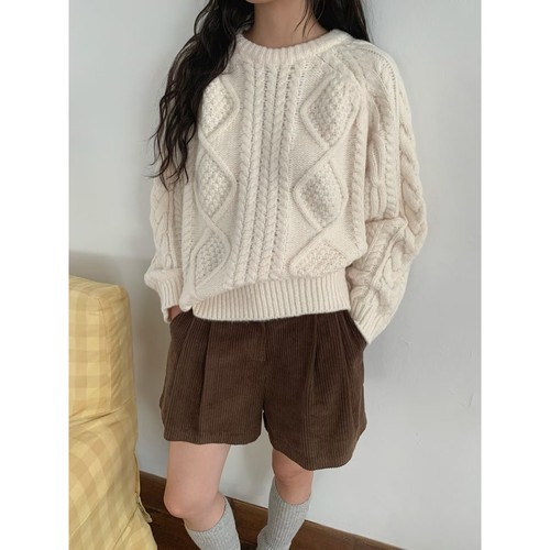 RAMIJ-T东大门㊣代购女装新品时尚热卖人气真品25秋冬针织衫