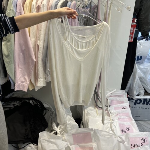 RIVEROOM韩国代购㊣女士新款推荐25秋冬热卖针织衫不含内搭V领