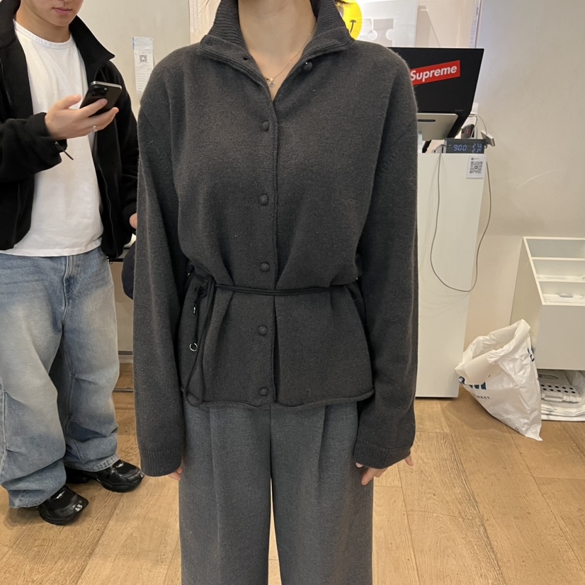 Lamagie Femme 东大门㊣代购女装新款推荐25秋冬针织衫含腰带