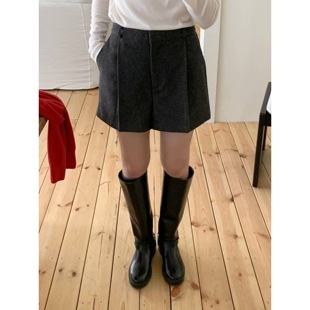 SATURDAY东大门㊣实拍女装新品25秋冬真品时尚热卖休闲短裤