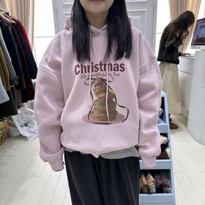 OURMOMENT韩国直邮㊣女士新款热卖人气真品时尚25秋冬卫衣加绒