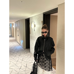 ZEROZERO东大门㊣直邮女装新款推荐25秋冬休闲人气夹克皮革