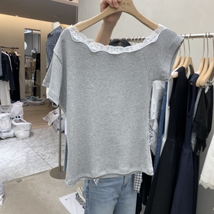 MURR韩国代购㊣女装新品26春夏热卖职业推荐休闲T恤不对称修身