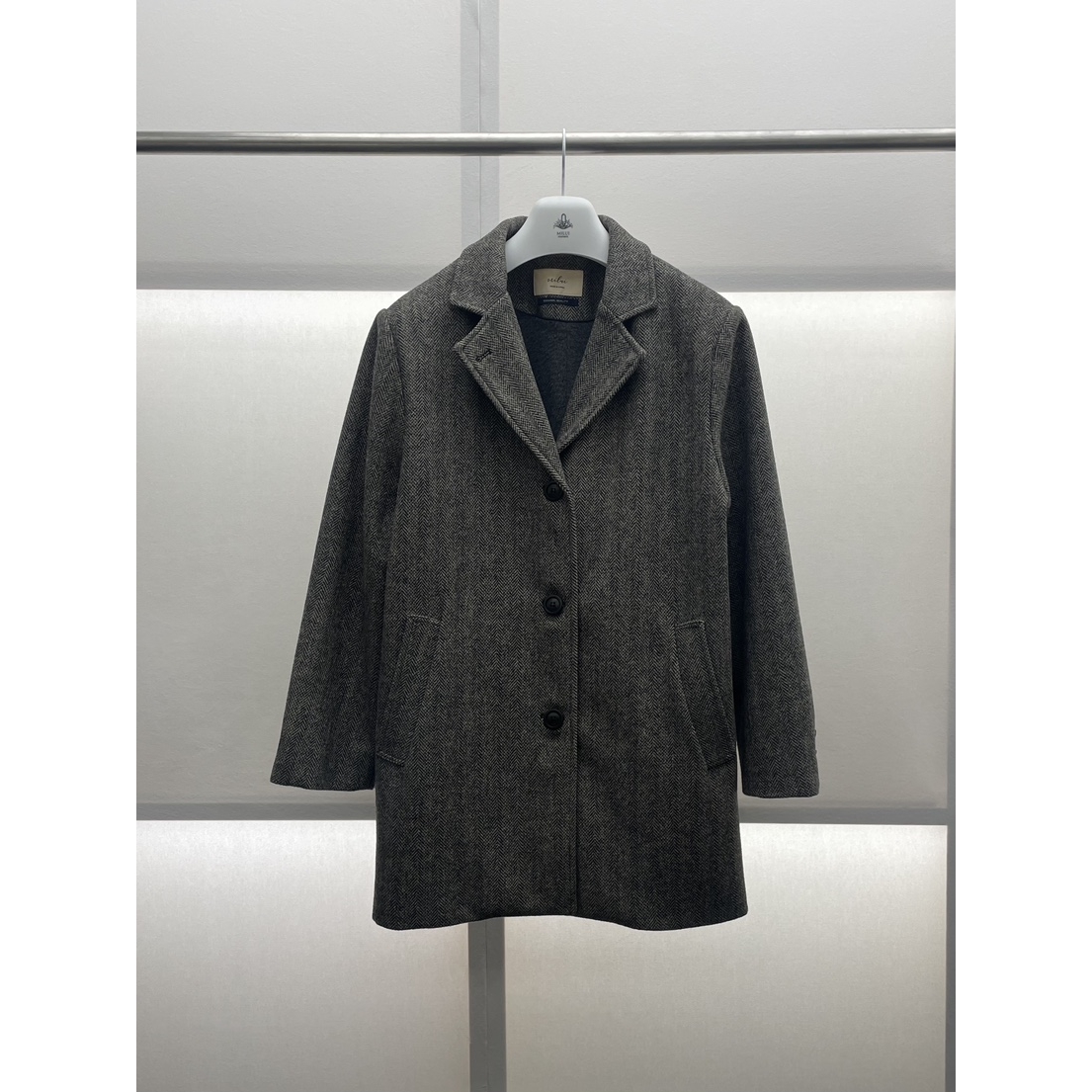 MILUI东大门㊣直邮女装新品休闲25秋冬推荐热卖时尚短款大衣