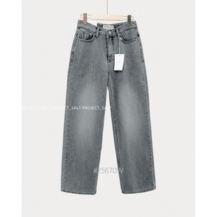 PROJECTSALT东大门㊣代购女士新品热卖时尚真品25秋冬牛仔裤