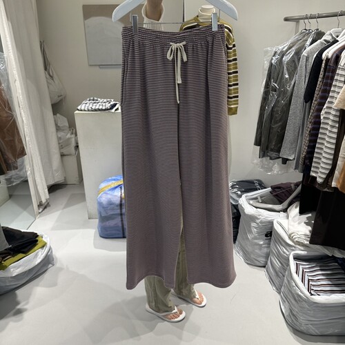 LORING RE-I/BARE㊣东大门实拍女装26秋季新品时尚休闲裤条纹
