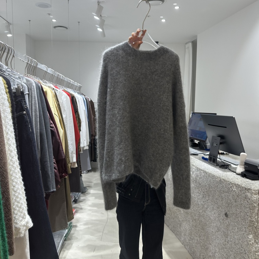 NEROLI 36韩国代购㊣女士新款25秋冬人气推荐热卖毛衣马海毛