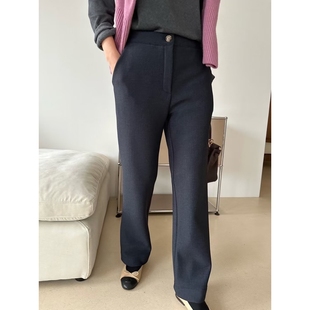 新款 女装 真品休闲时尚 休闲裤 貂皮 KIND 皮裤 ot东大门㊣代购