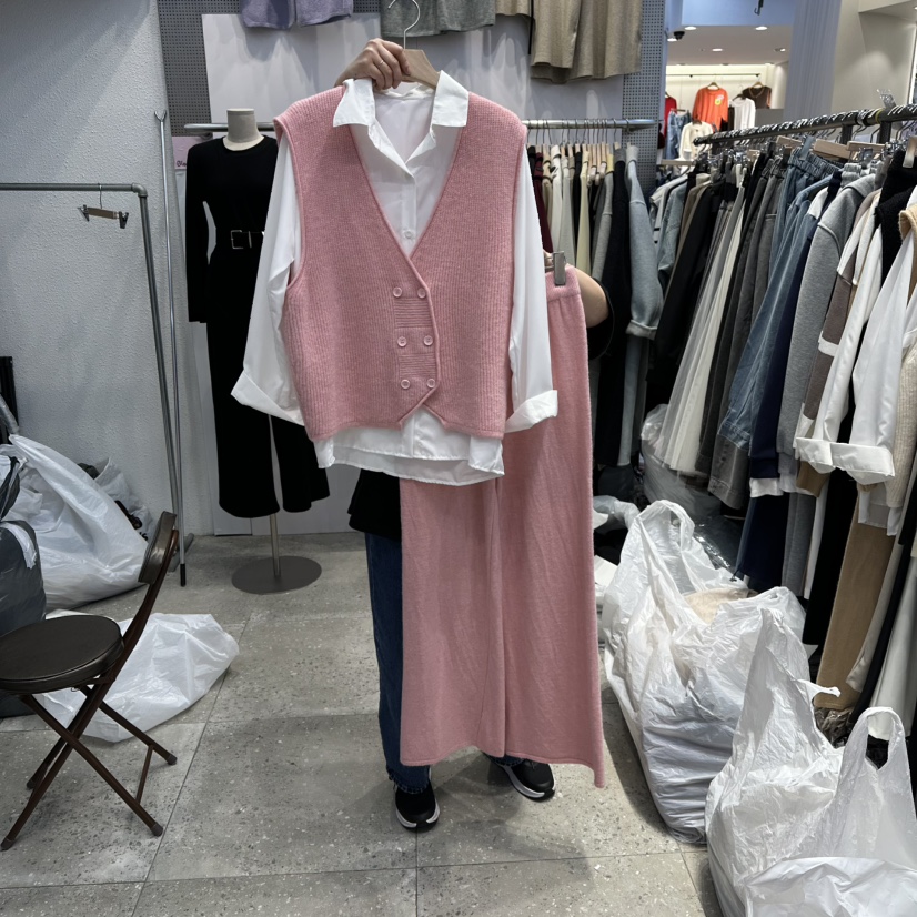 BLOOM-Q韩国直邮㊣女士新品25秋冬真品时尚人气套装套装双面