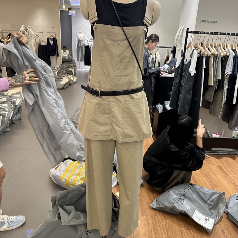 JADE SEOUL_MARKET韩国直邮㊣女装新品26春夏背带裤不含腰带多层