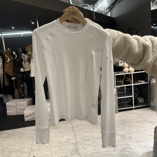 SUNDER MARKET东大门㊣实拍女装新品25秋冬休闲人气长袖T恤