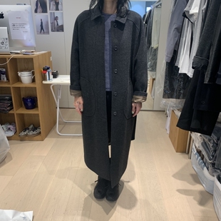 THE STARDUST韩国直邮㊣女装26秋季新款真品中长款大衣人字纹腰