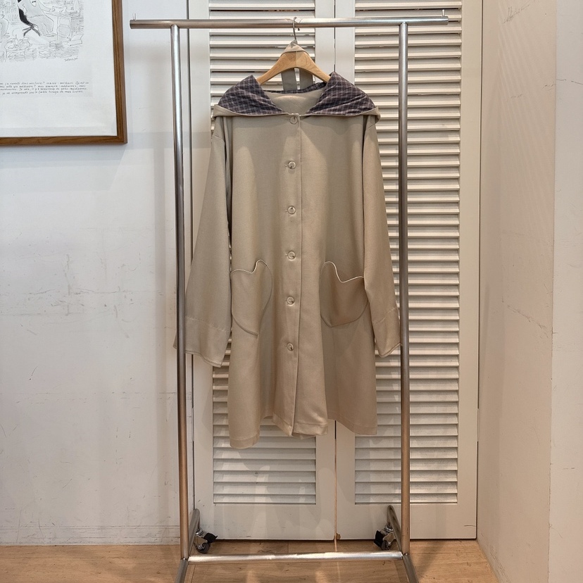 FAVE-L东大门㊣代购女装新款25秋冬热卖人气时尚推荐长款风衣