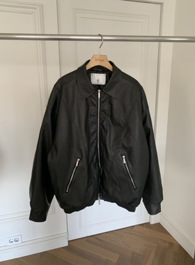 BETONE东大门㊣代购女装新品推荐人气热卖时尚夹克皮革夹棉