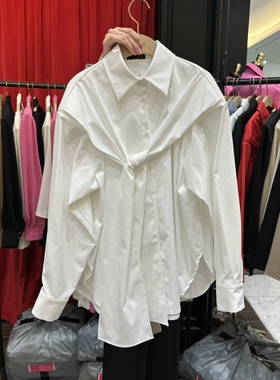 HERISH-HAUTE韩国代购㊣女装新款人气真品时尚热卖衬衫披肩