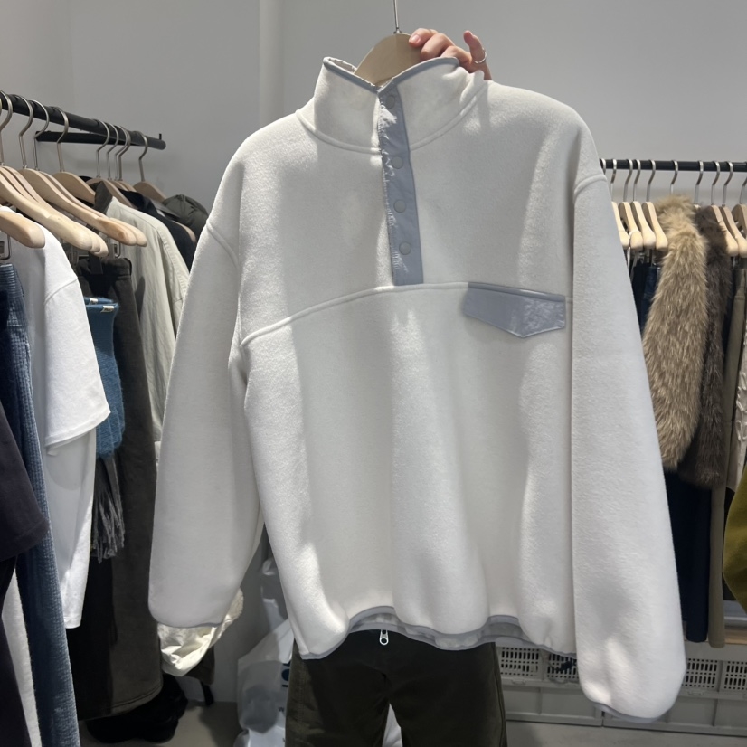 PLATE东大门㊣代购女装新品人气25秋冬休闲真品时尚卫衣沙绒