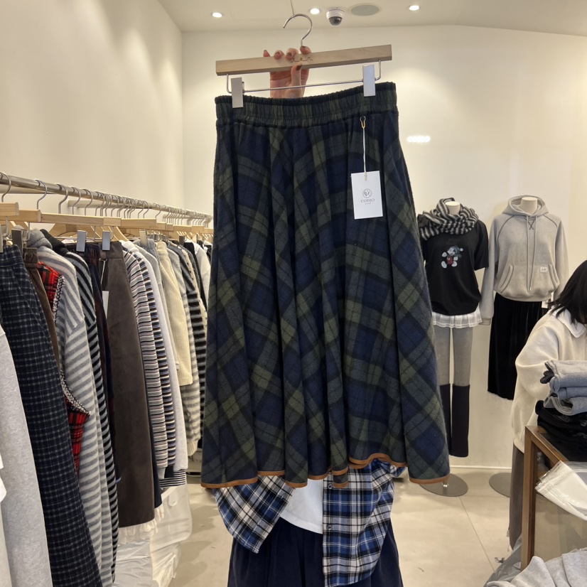 tan-COMO东大门㊣直邮女士新款真品热卖推荐时尚半身裙中短裙