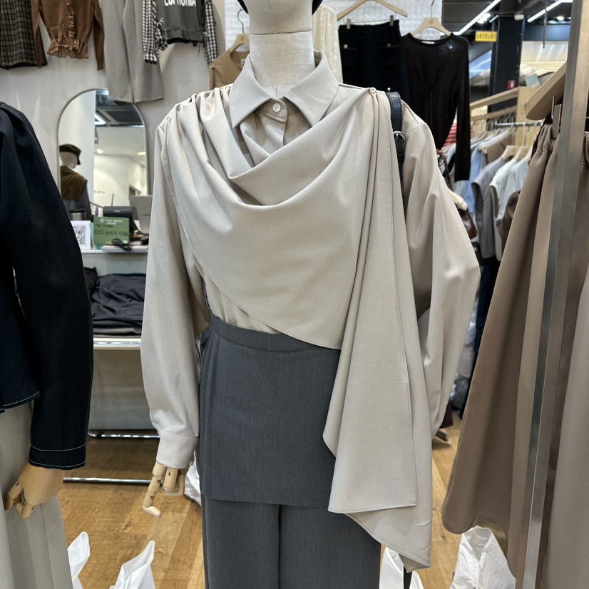 THE MOST东大门㊣直邮女装新品真品时尚人气25秋冬休闲衬衫