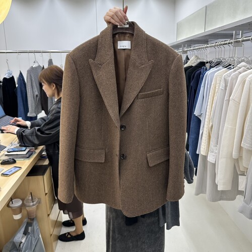 PREV.韩国直邮㊣女装26秋冬新品真品推荐热卖时尚夹克人字纹