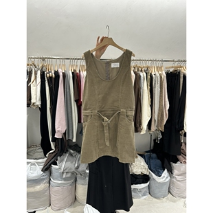 RE:FRESH-L㊣东大门实拍女士26秋冬新款时尚连衣裙OPS含腰带