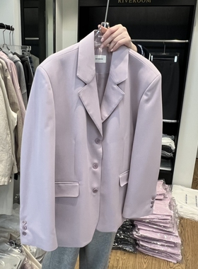 RIVEROOM韩国直邮㊣女士新款真品人气时尚热卖推荐休闲夹克