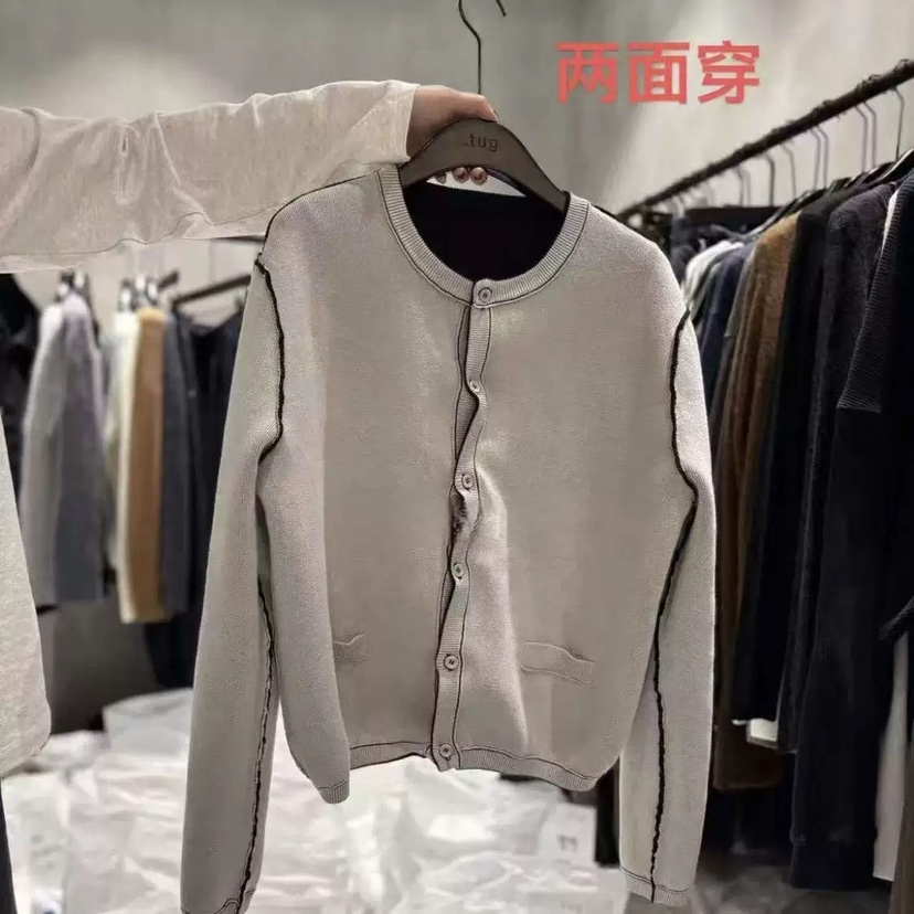 TUG东大门㊣代购女装新款时尚25秋冬推荐热卖针织衫两面穿双面