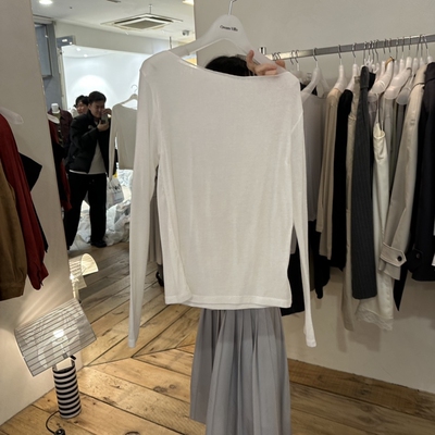 CREAMVILLA㊣东大门代购女装新品休闲时尚26春夏推荐长袖T恤