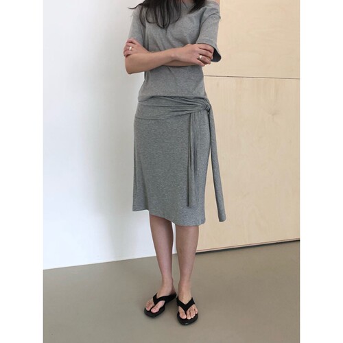 GOBSLMURI-ot韩国直邮㊣女士新款休闲推荐半身裙中短裙系带