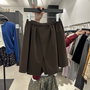 A.CES㊣东大门代购女装26秋季新品人气推荐时尚热卖短裤皮裙