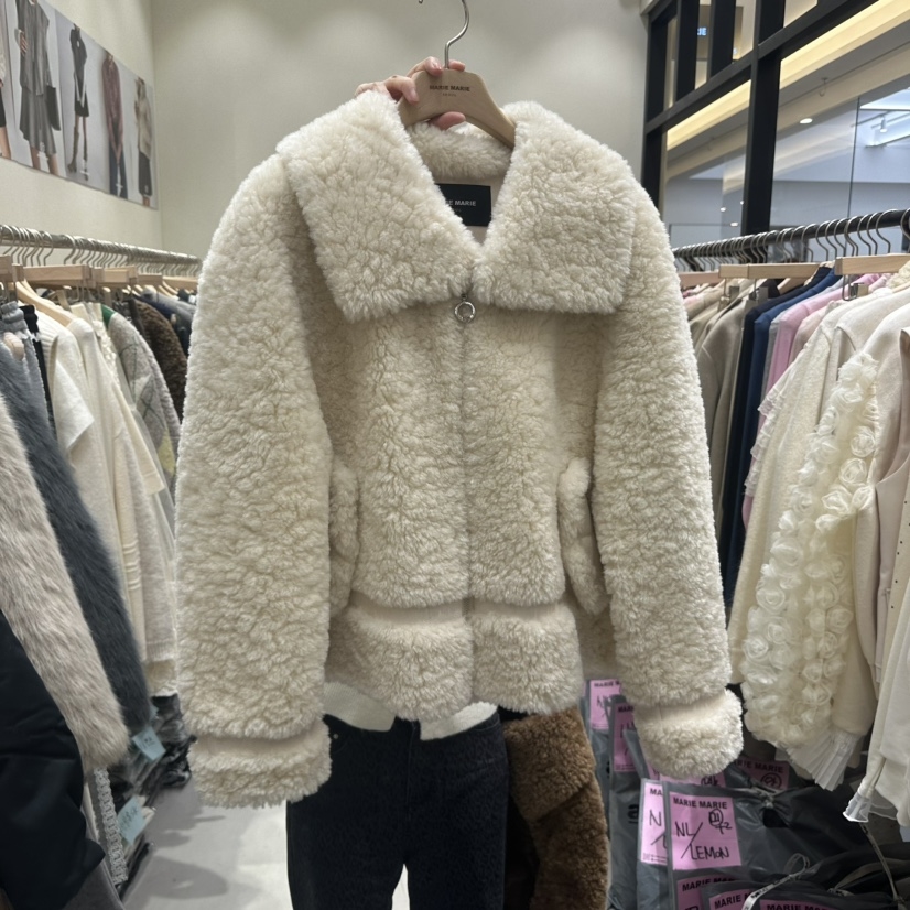 MARIE MARIE东大门㊣实拍女士新品人气时尚25秋冬短款大衣羊毛