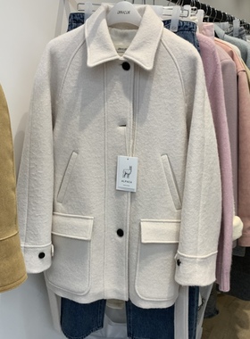 awear/RUMIRU东大门㊣实拍女装新品真品热卖中长款大衣含腰带