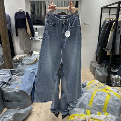 BRUNI/RICOTTA东大门㊣实拍女装新品休闲真品人气25秋冬牛仔裤