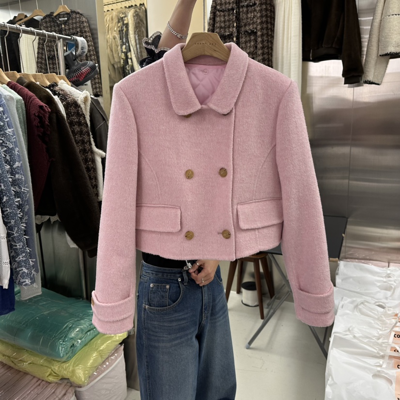 CORNER.302韩国直邮㊣女士新款25秋冬推荐时尚休闲夹克手工