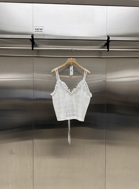 MYDRESS㊣韩国东大门直邮女士新款26春夏热卖吊带背心荷叶边