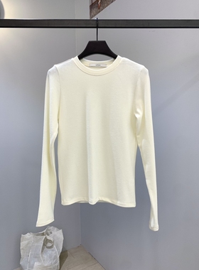 Softness/Cosmic东大门㊣实拍女士新款25秋冬长袖T恤安哥拉羊