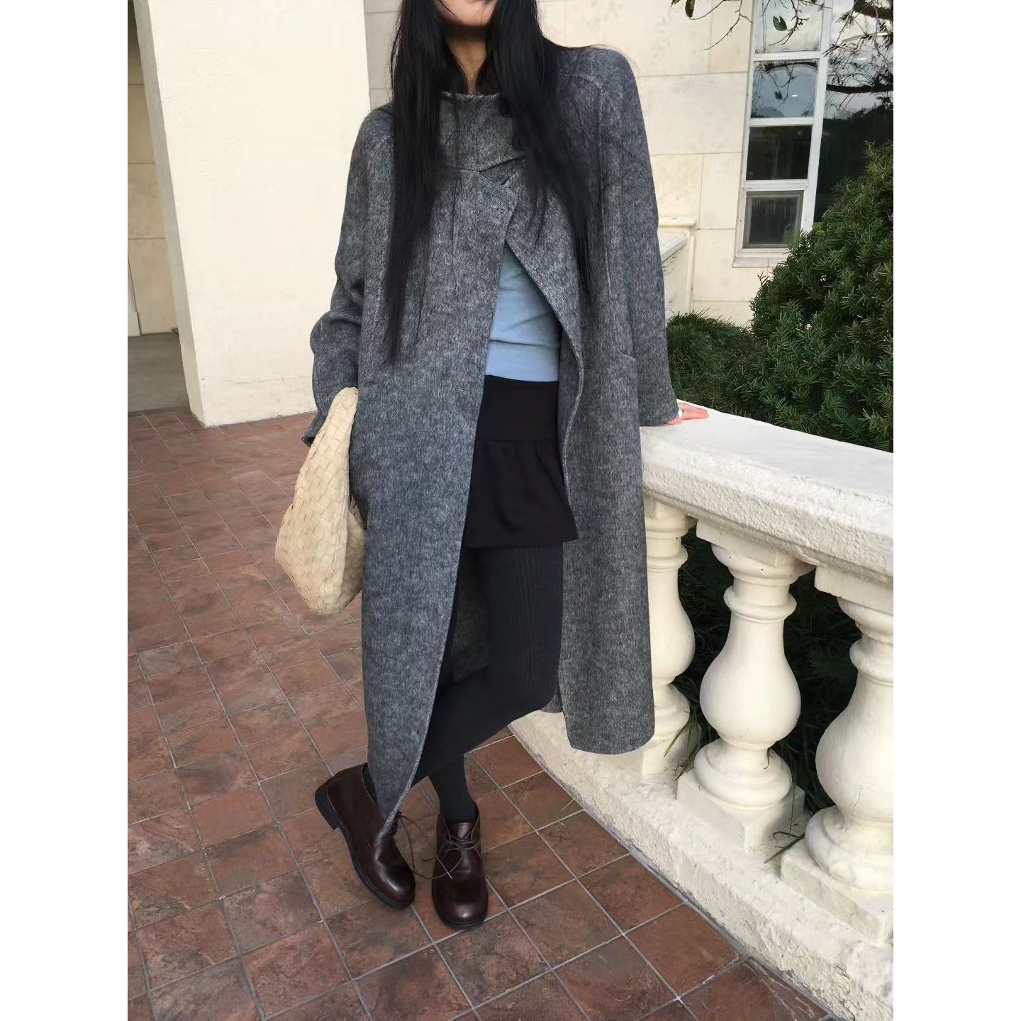 AVANDACE韩国直邮㊣女装新品休闲热卖推荐时尚25秋冬中长款大衣