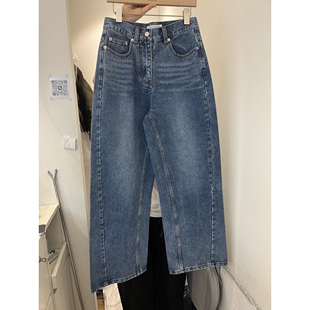 O.V.R/OUVIR韩国直邮㊣女士新品真品人气牛仔裤喇叭镂空