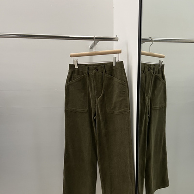 REGULARLY/PLACOR东大门㊣直邮女装新款热卖休闲裤灯芯绒口袋