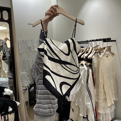 THE MORY PARK东大门㊣直邮女士新款推荐热卖吊带背心围巾