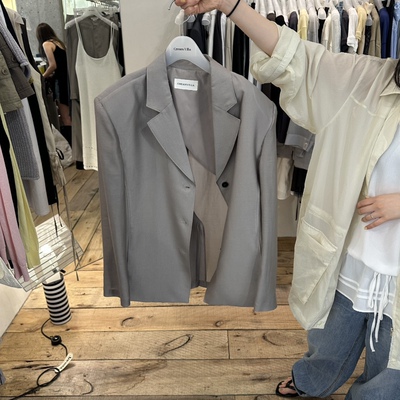 CREAMVILLA㊣韩国东大门直邮女装新品休闲热卖人气夹克透视