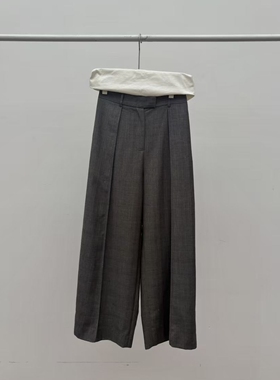 eter/VERSO东大门㊣直邮女装新款真品人气25秋冬休闲裤褶裥